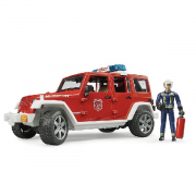 Bruder 2528 Jeep Wrangler Udrykningskretj med Brandmand