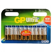 GP Batteri Strrelse AA /LR6 Ultra Plus 10 stk Pakke