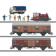 Mrklin 26616 st med DB LCL lokomotiv, 2 vogne og tilbehr
