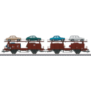 Mrklin 46129 H0 Vognst med 2 forskellige autotransportvogne 