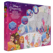 Disney Prinsesse pustetuscher og skabeloner gaveske