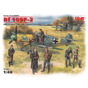 ICM 48803 Bf 109F-2 Fly med tyske piloter og soldater 1:48