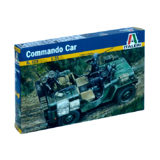 Italeri 320 Commando Car Jeep Byggest 1:35 