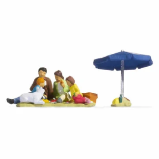 Noch 15599 Familie p picnic, figurer i H0