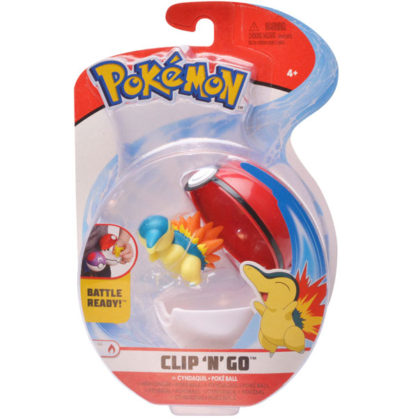 Pokemon Clip N Go Cyndaquil og Pokeball. Nuttet Cyndaquil ...