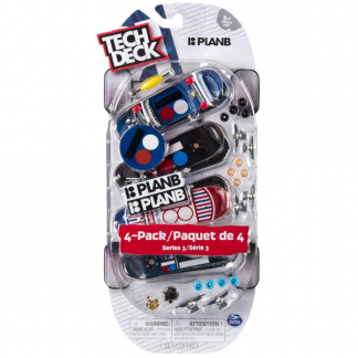 Tech Deck 4 Pack Plan B