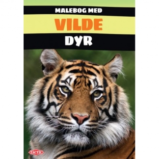 Malebog med Vilde Dyr